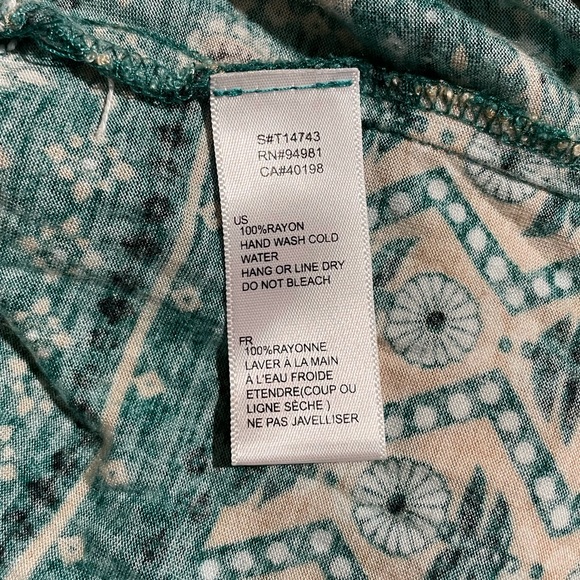 Boho Emerald Tunic - Picture 6 of 6